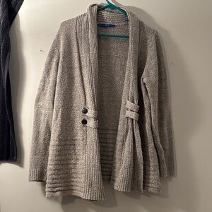 Apt. 9 Beige Women's Open Front Cardigan